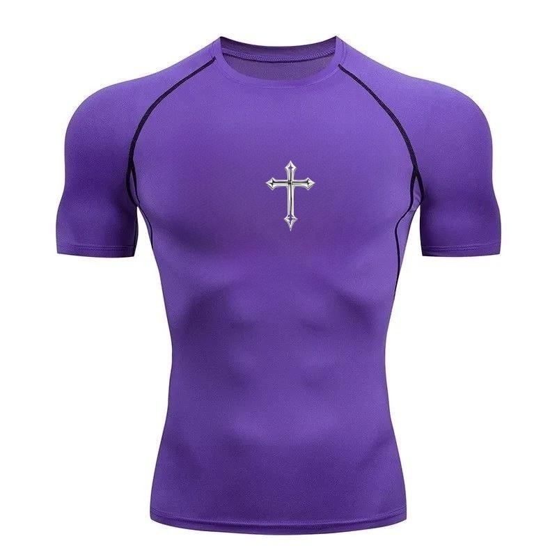 Men's Ultra-Light Quick-Dry Athletic T-Shirt - Breathable Stretchy Moisture-Wicking Short Sleeve for Fitness Gym Sports Workout