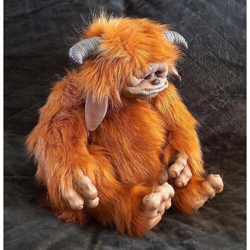 Labyrinth Ludo Baby Doll Red Bigmouth Animal Plush Doll Ornaments