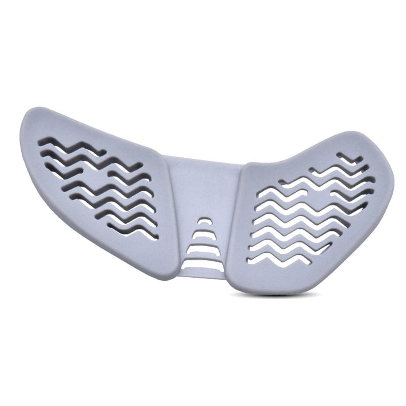Right Hand Ergonomic Mouse Pad Wrist Pad Silicon Gel Non-Slip Streamline Wrist Rest Support Mat For Office Gaming Pc