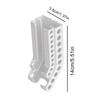 Battery Storage Organizer Wall Mount Rack For 10 AA And 10 AAA Batteries Durable Wall Mount Organizer For Kitchen Cupboar