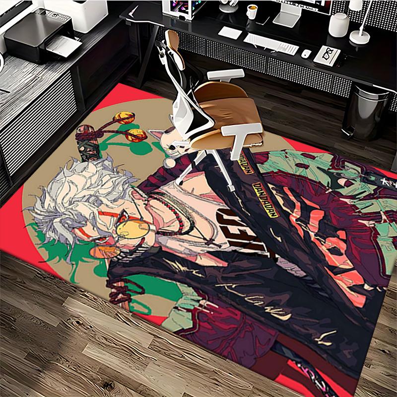 1pc Anime Cat Design Chair Mat - Danganronpa Inspired Office Rug, Anti-Slip Carpet for Home Decor, Suitable for All Seasons.U069