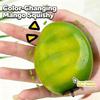 Mango Squishy Fidget Toy Thermal Color Changing Green Slow Rising Yellow Sensory Stress Relief Novelty Desk Gadget Gift Adults