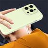 For iPhone 14 Pro Case with Glass Lens Film,Liquid Silicone Soft Phone Cover