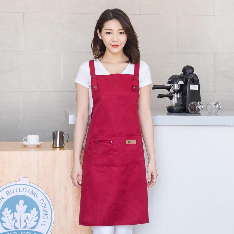 Unisex Logo Apron for Nail Art & Coffee Shop