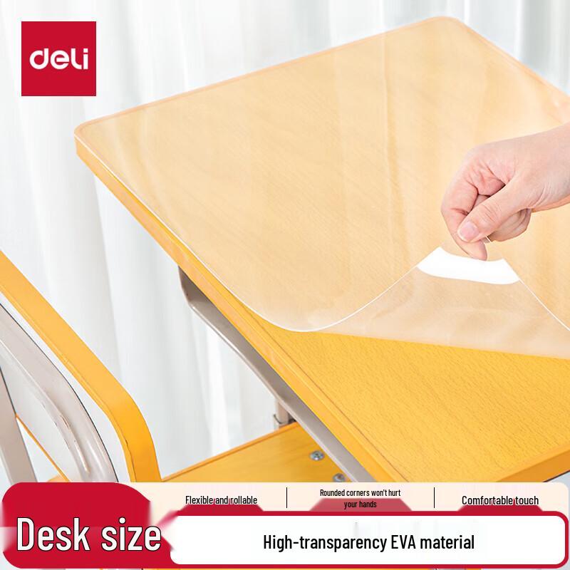 Deli EVA Transparent Desk Writing Mat for Students