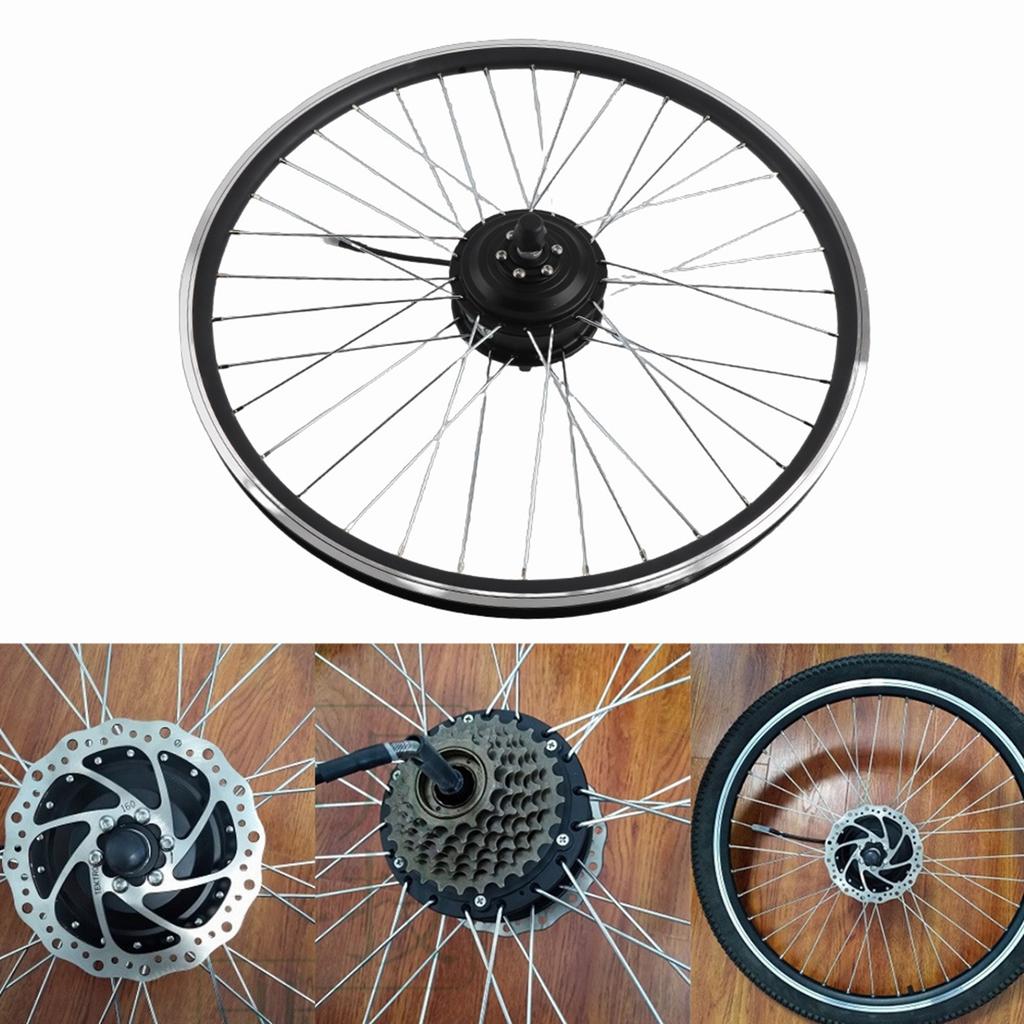 Motor 24V 250W KT900S Display LED 26 Roda Kits de Conversão E bike (Motor dianteiro)