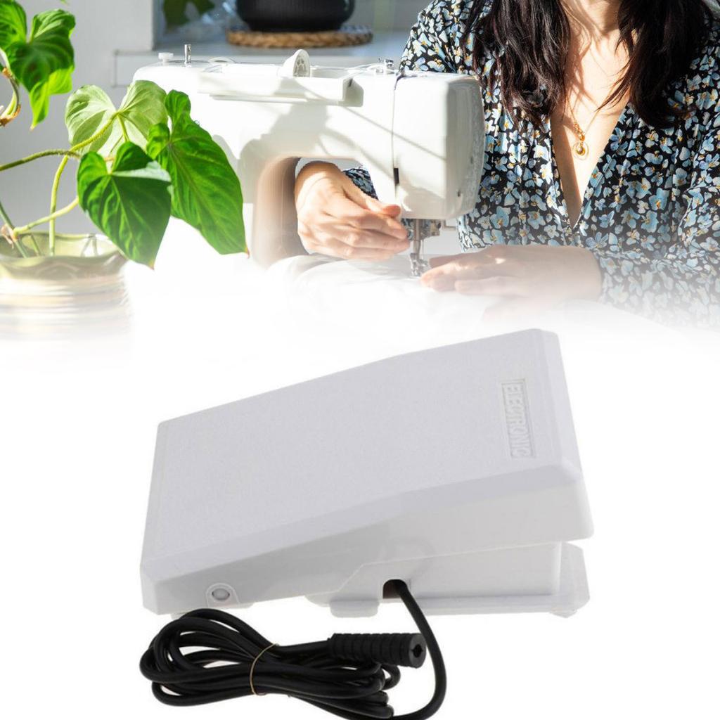 Speed Control Sewing Machine Foot Pedal Pneumatic Sewing Pedal Plastic Texture Suitable for Home and Professional Use