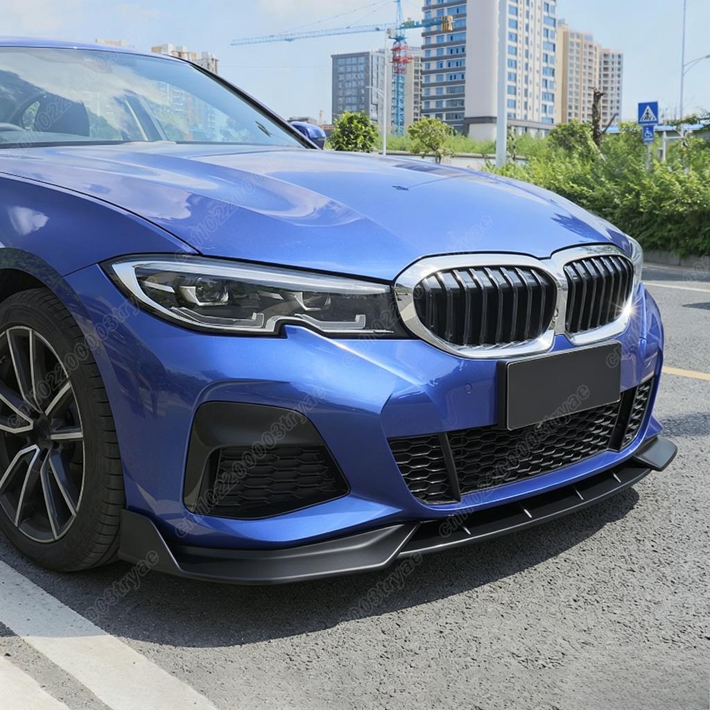 Für BMW 3er M Sport G20 G21 G28 2019 2020 2021 2022 Frontstoßstange Spoiler Splitter Lippe 3-teilige Frontschaufel Modifikation