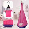 Kids Pod Swing Seat without Cushions Folding Hanging Hammock Hanging Swing Seat Child Hammock for Indoor Outdoor Suspension Seat