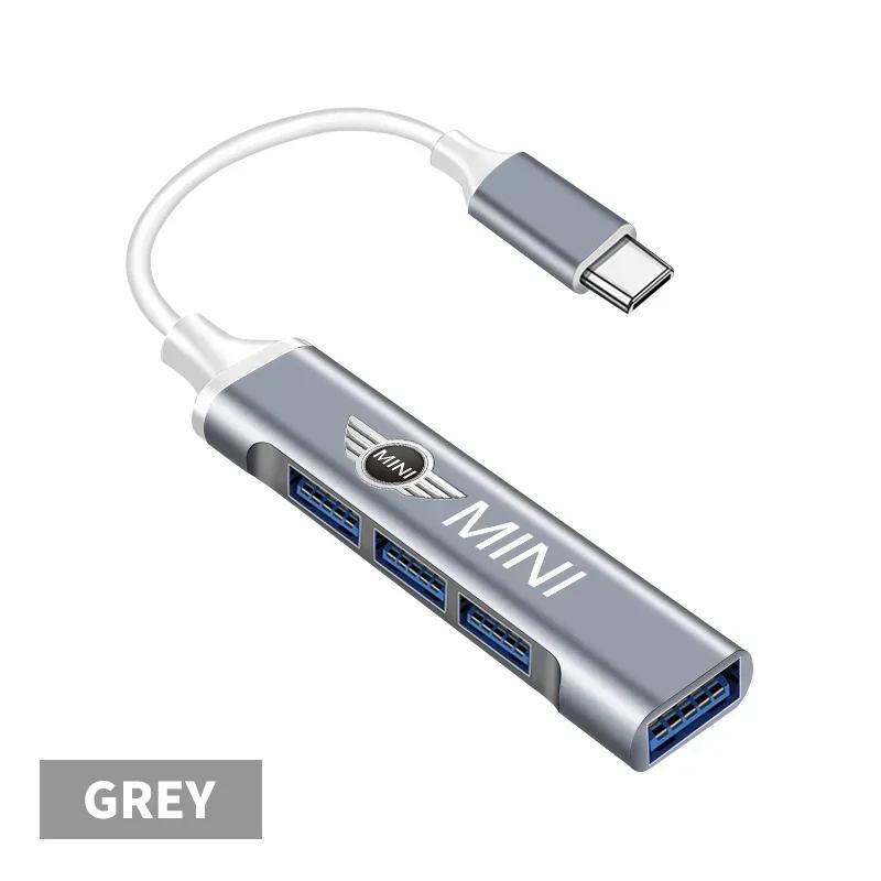 

Cars R56 For BMW MINI New Car Styling Type-C Turn USB Adapter Multi Port Distributor Hub Car Goods For BMW Mini F54 F55 F56 R56