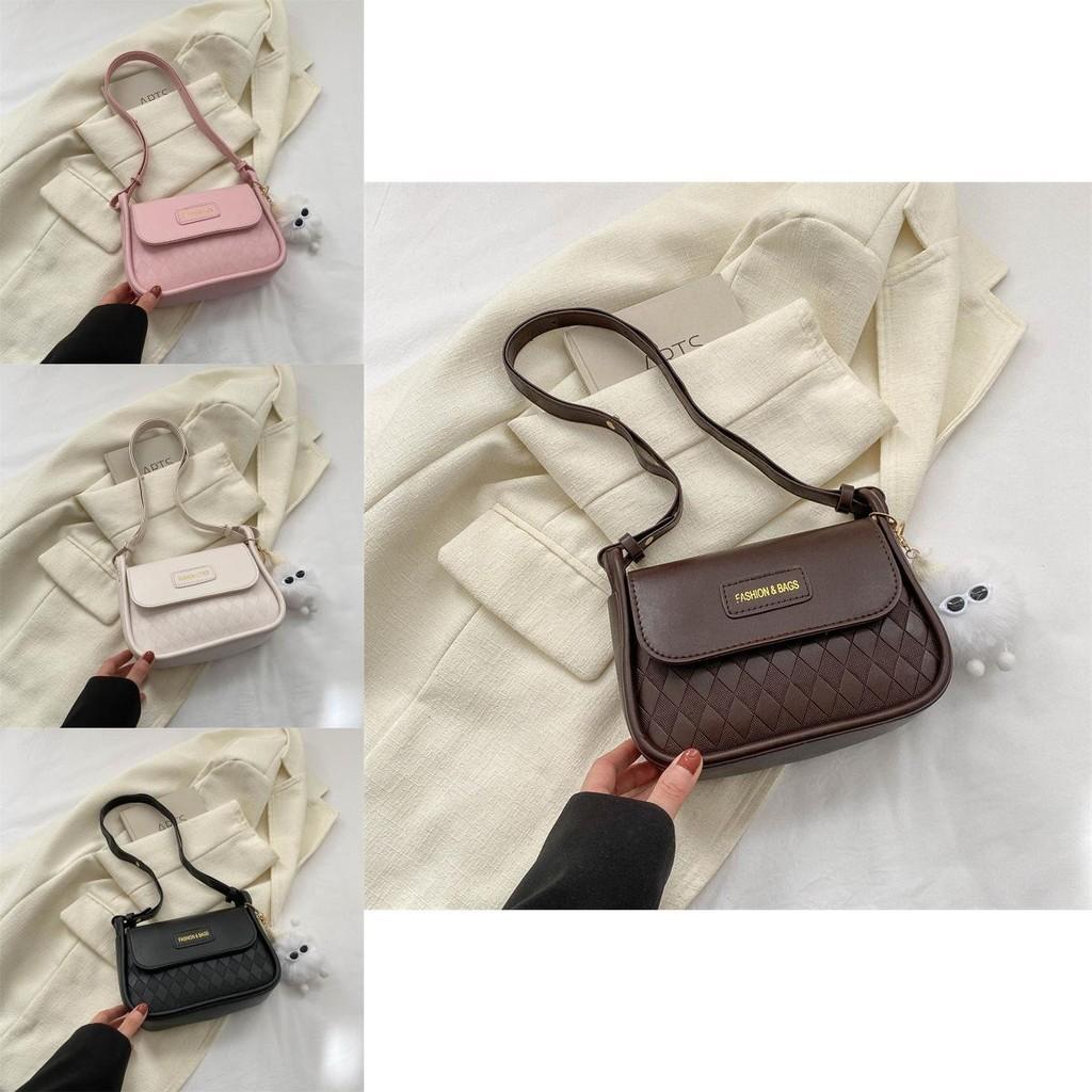 Trendy Minimalist Small Square Bag For Women Street Style Pu Leather Handbag