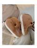 Women's Cute Cartoon Capybara Cotton Slippers - Warm Winter Plush Home Wear