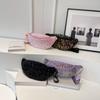 Glitter Women's Bag  Casual Fanny Pack  Shoulder  Crossbody  Chest  Hip Hop  Belt Bags  Women's Fashion  Luxury  Trend