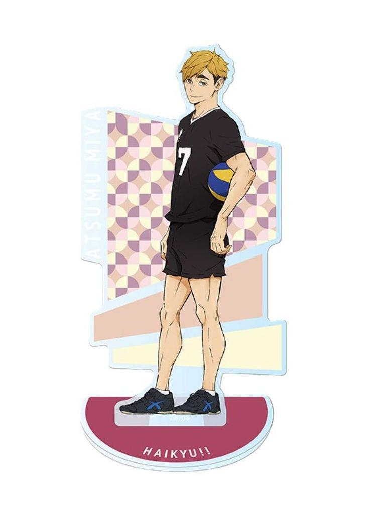 Overglad Haikyu!! Acrylic Stand Pattern Art Miya Yuu HKK-022