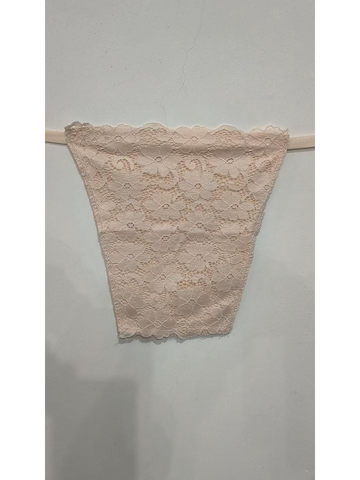 

Кружевной топ-труба без бретелек с двойным слоем - Женское нижнее белье против просвечивания One Size