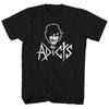 Officially licensed The Adicts Monkey Unisexs Black T Shirt The Adicts Classic Tee