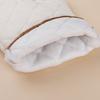 1 Pair Insulated Oven Mitts Protective White Non-slip Oven Baking Mittens Household Supplies