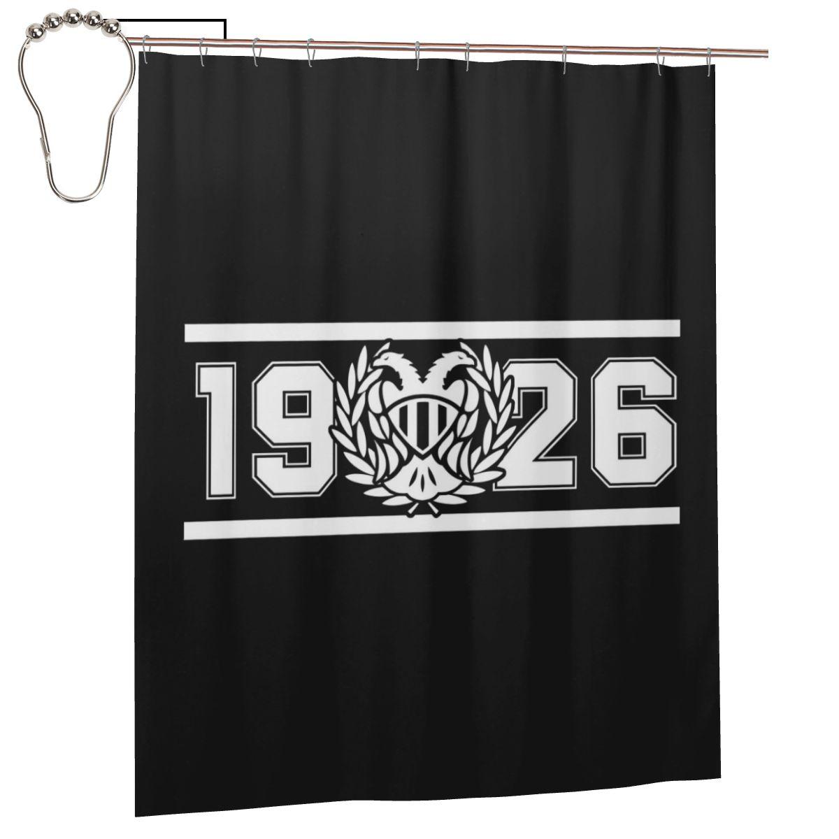 Paok Thessaloniki Ultras Hooligans Shower Curtain Bathroom Polyester Waterproof Bath Curtains With Hooks W60H190(CM)-1 Pcs