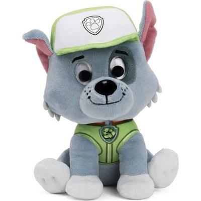 PAW PATROL - PLUSH 15 CM ROCKY Paw Patrol Gund - 6058442 - Soft and Washable Plush Toy from 12 Months