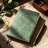 2027 Daily Planner A5 Planner, Imitation Leather 320 Page Schedule Notebook with Thick Paper Writing Diary Ribbon Bookmark, One A Day Organizer