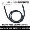 51767019779 Tampa de Borracha para Para-lama Traseiro do Compartimento do Motor por Baixo do Capô para BMW F10 F18 520i 523i 525i 528i 535i