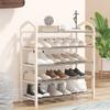 Simple Shoe Rack Multi Layer Trapezoidal Shoes Organizer Stand Holder Living Room Space Saving Modern Assembled Shoe Hanger
