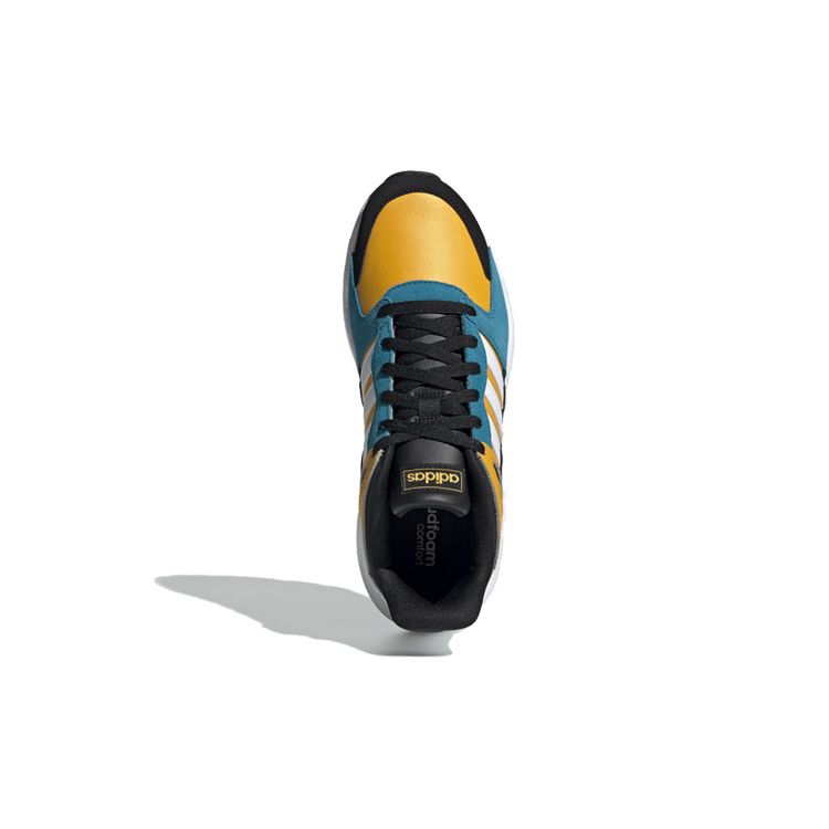 Adidas Neo Crazychaos Trendy Suede Slip-Resistant Lightweight Low-Top Running Shoes Unisex Sneaker Black Blue EF1059