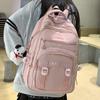 School Bag Elementary School Girl College Student Junior High School Student High School Student Contrast Color Boy Backpack Backpack