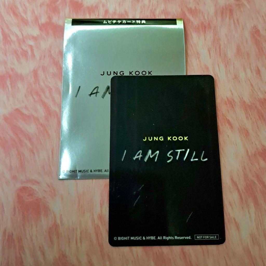 [USED] BTS Jungkook JK Movie "I AM STILL" Bonus Photo Card