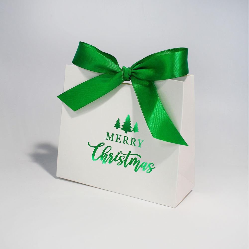 Christmas Gift Candy Box 3D Eve Cookies Favor Gift Packaging Box With Ribbon New Year Merry Christmas Party Decoration