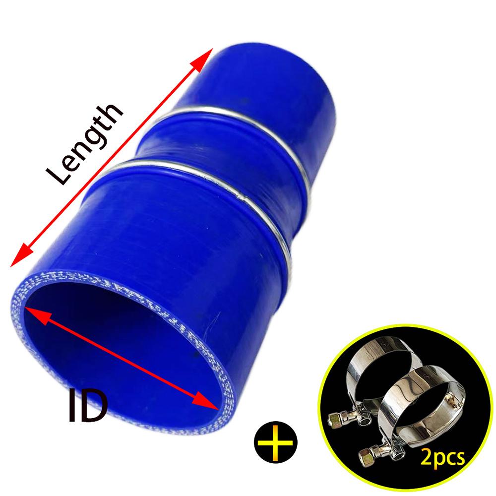 Silicone Variable Diameter Joint Universal Silicone Tube Straight Variable Diameter Medium Cooling Tube ID16~25mm To ID130~180mm
