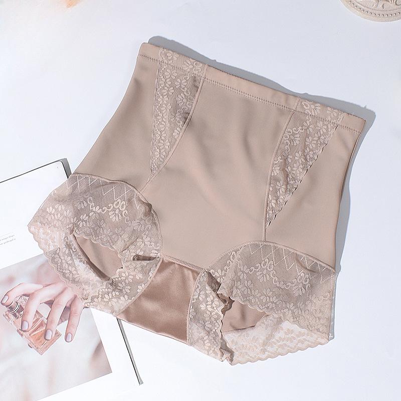 

Женские прочные нераскатывающиеся трусики-корсеты XXL телесный