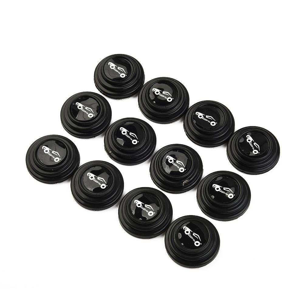 Door Anti-Collision Pad 12 PCS 2.8cm/1.10 Inch Black