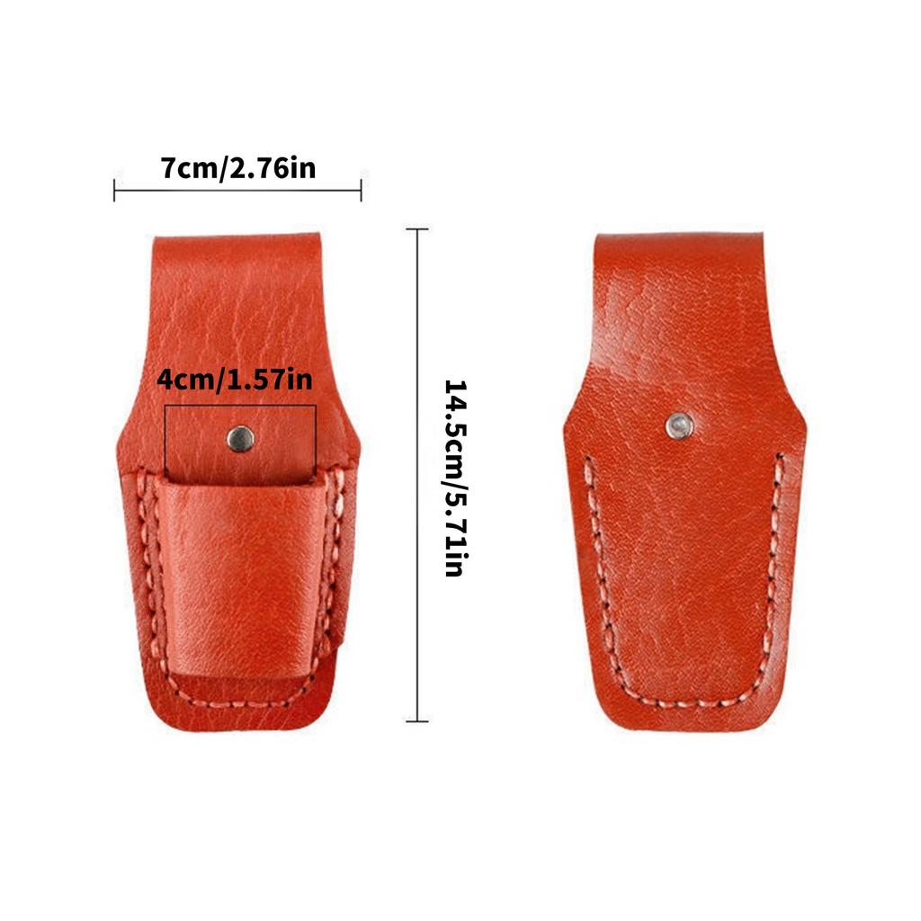 Leather Tool Pouches Holsters Holder Pocket Suitable for Scaffolding Wrench with Multiple Compartments and Carry Handle