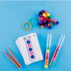 Kids Montessori Wooden  Hands Brain Training Clip Beads Chopsticks Beads  Early Educational Puzzle Board Math Game To