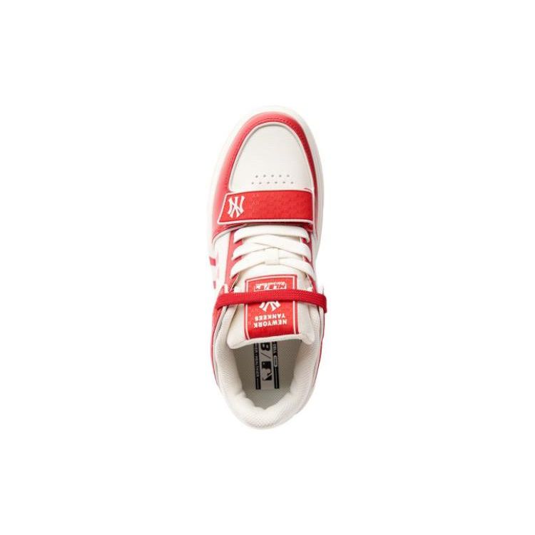 MLB Chunky Liner Leather Casual Versatile Durable Lightweight Low-Top Sneakers Unisex sneakers Red 3ASXLMF3N-50RDS