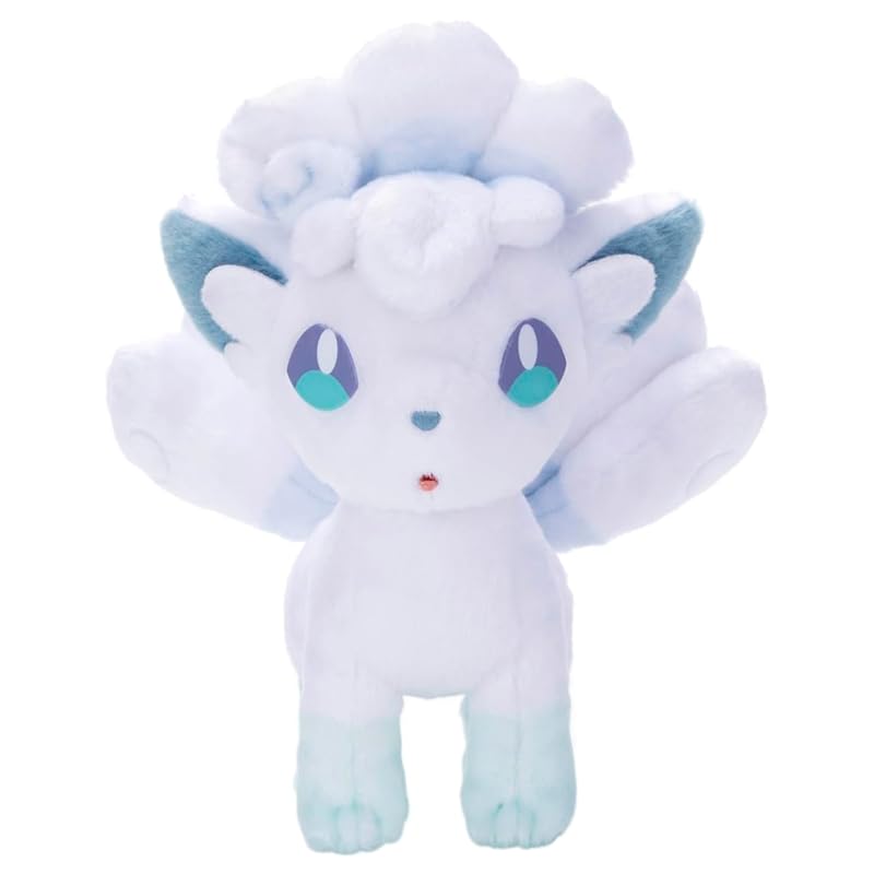 

Takara Tomy Arts (TAKARATOMY A.R.T.S) Pokémon I Choose You! Pokémon Get Plush Toy Vulpix (Alolan Form) Plush Toy, Approximately 23cm Tall