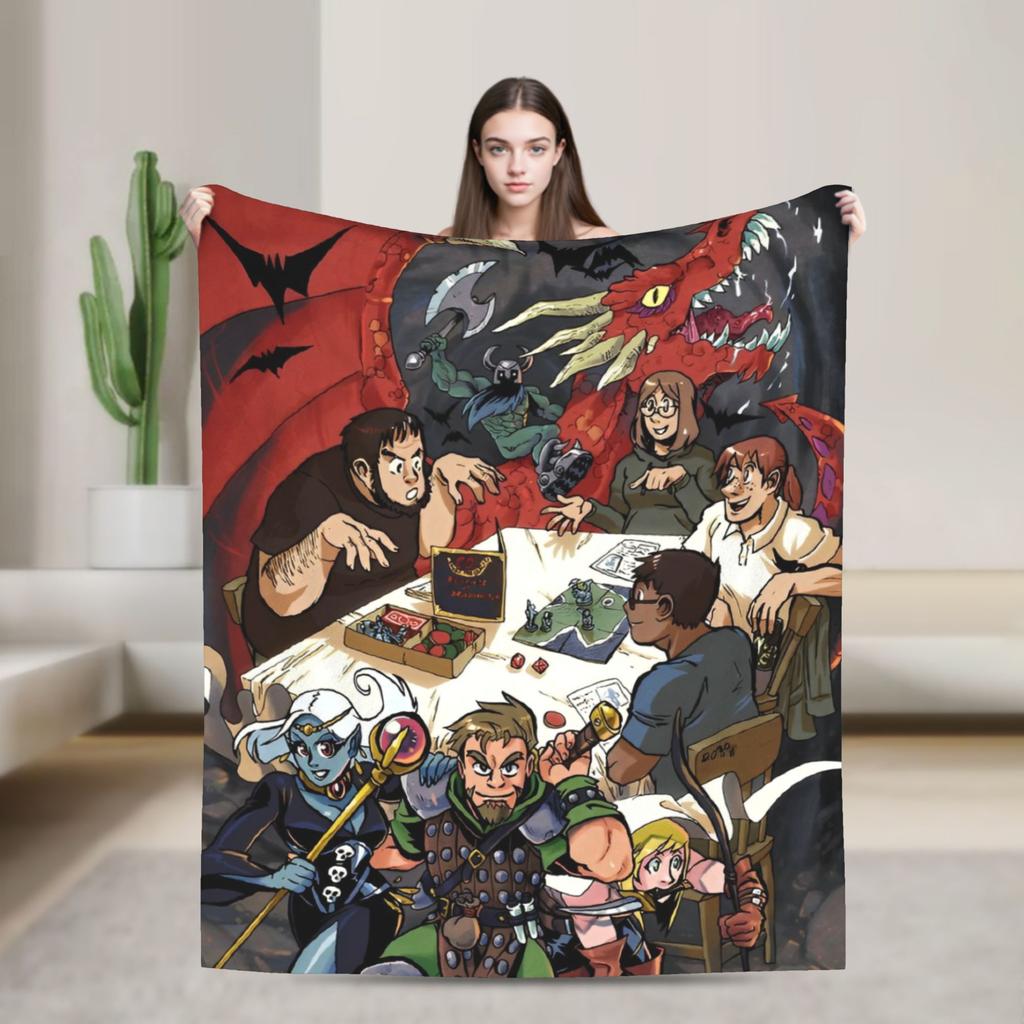 DND Blanket Plush Awesome Soft Throw Blanket for Home All Season