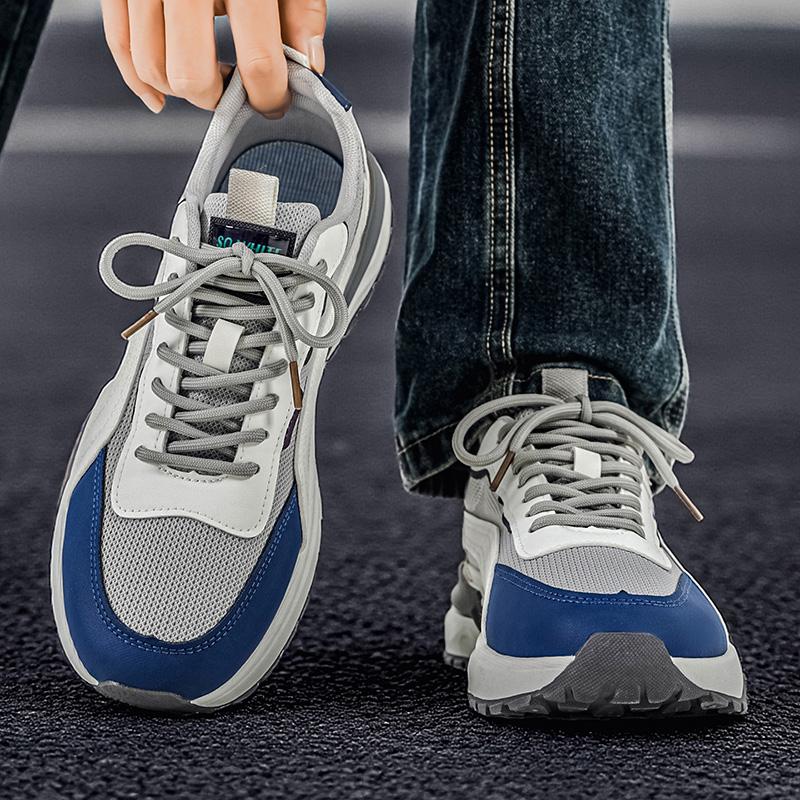 New Men'S Spring Fashion Trend Sports Shoes Anti Slip And Wear-Resistant Casual Shoes Daily Commuting And Leisure Shoes