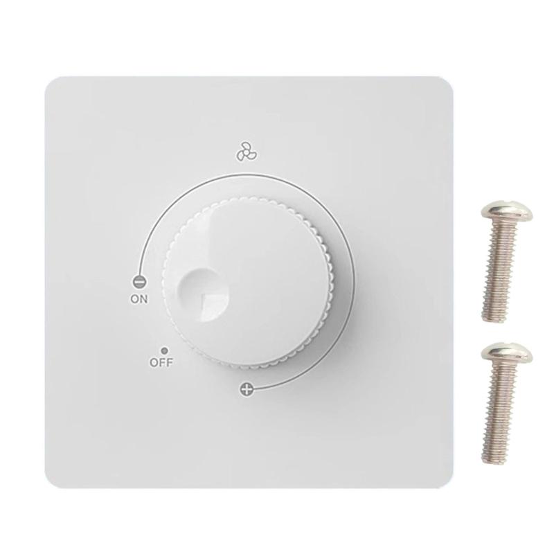 

Multipurpose 86 Type Ceiling Fan Speed Controllers Wall Mounted Rotary Dimmer Switches 10A 220V Easy Installion