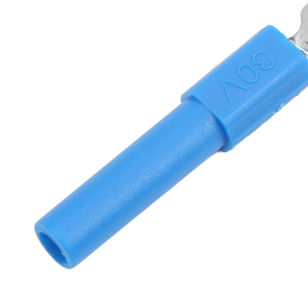 10pcs 4mm Fork Spade Wire Connectors U Type Electrical Crimp Terminal for Testing Multimeter