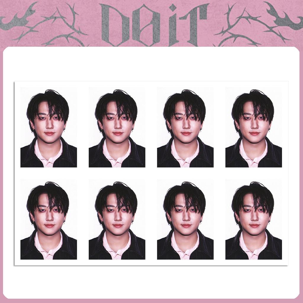 Neues Stray Kids Combo Do It Id-Foto-Aufkleber Skzoo Id-Foto-Aufkleber Ein-Zoll-Foto PVC-Aufkleber Reisepass-Zubehör Geschenk