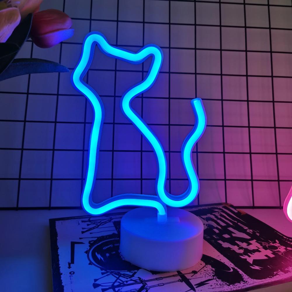1PC Desktop Neon Light USB/Battery Powered for Room Birthday Party Wedding Decoration Ideal Mother's Day Valentine's Day Gift