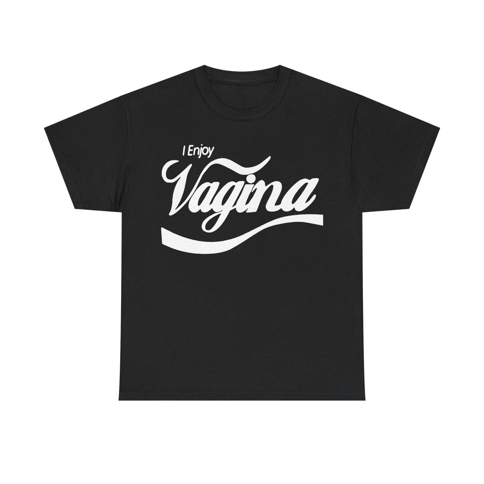 I Enjoy Vagina coca cola style Unisex Heavy Cotton Tee M