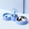 New Dog  Cat Bowl Double Bowl Cat Automatic Feeder Dog Bowl Stainless Steel  Pet Water Dispenser Pet Supplies