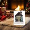 AEE4-House Incense Cone Holder Resin Village Incense Cone Holder Indoor Incense Burner For Table Decorations Home Decoration