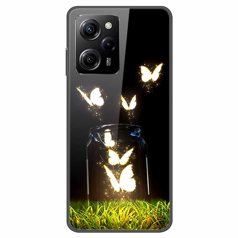 Tempered Glass Case for Xiaomi Poco X5 Pro / PocoX5 Cover Hard Shockproof Cases for Xiaomi Poco X5 5G 6.67'' Funda Coque Case