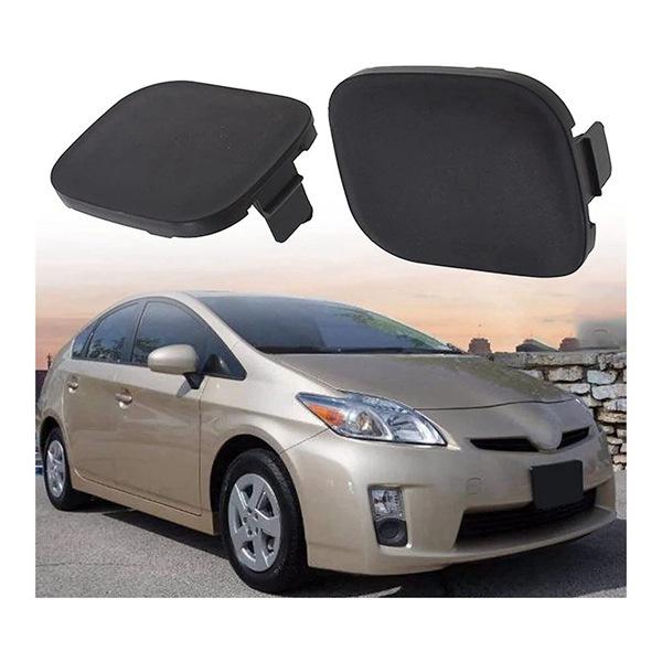 Black ABS Front Bumper Right Side Hole Cover for Car - 1 Piece