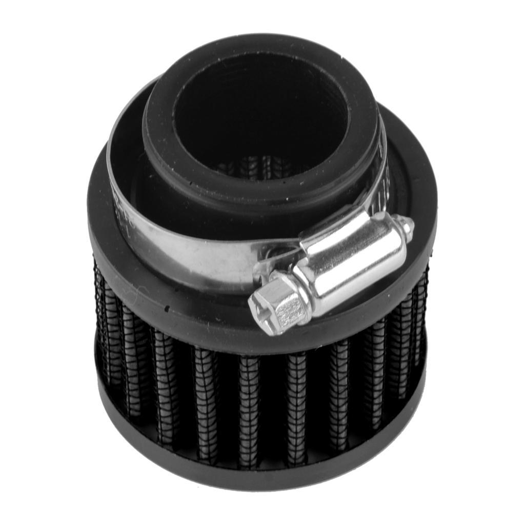 Universal 25mm Diameter Air Intake Filter Cleaner with Clamp for Motorcycle Car Tractor Truck