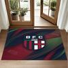 Bologna FC Design Crystal Velvet Rug Soft Decorative Mat for Bedroom Entrance